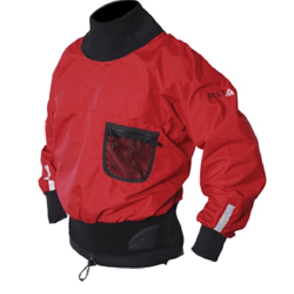 Nookie Delta Rapid Cag 08 dry paddling kayak jacket cover red watertight - Picture 2 of 13